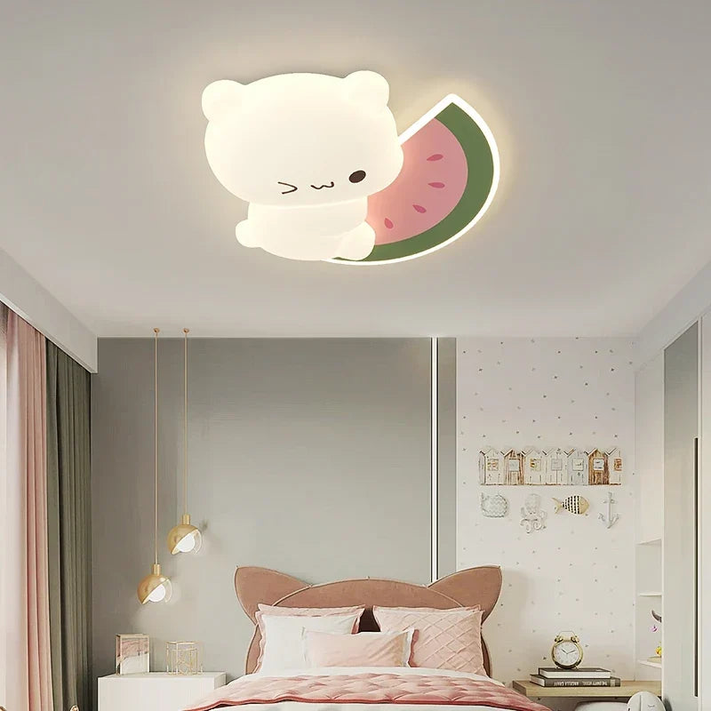 Cartoon nursery flush mount