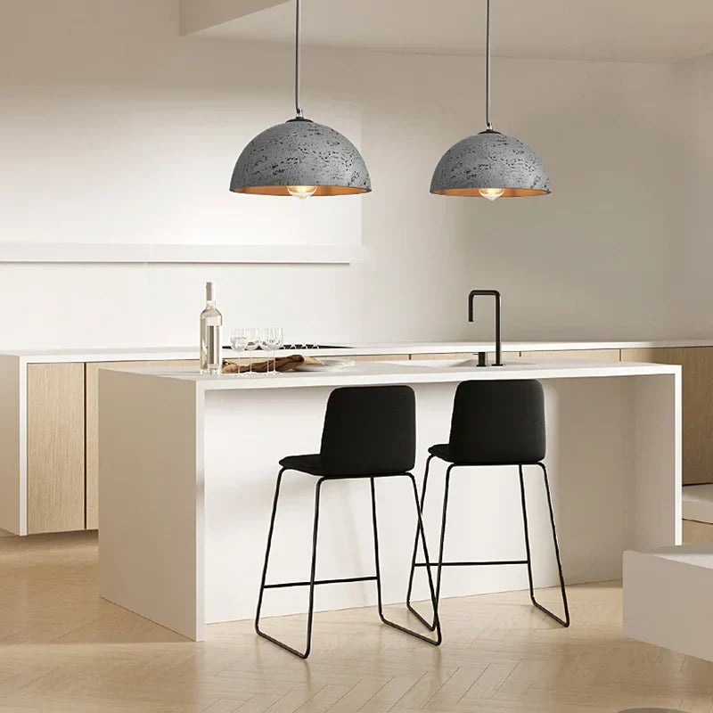 Textured pendant light