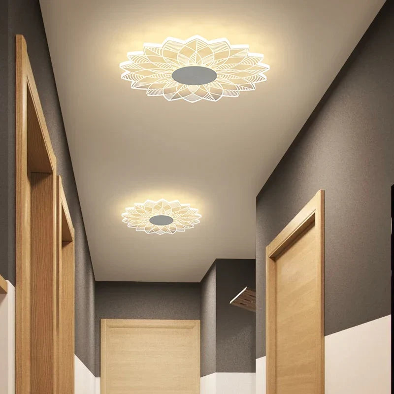 Flower ceiling light