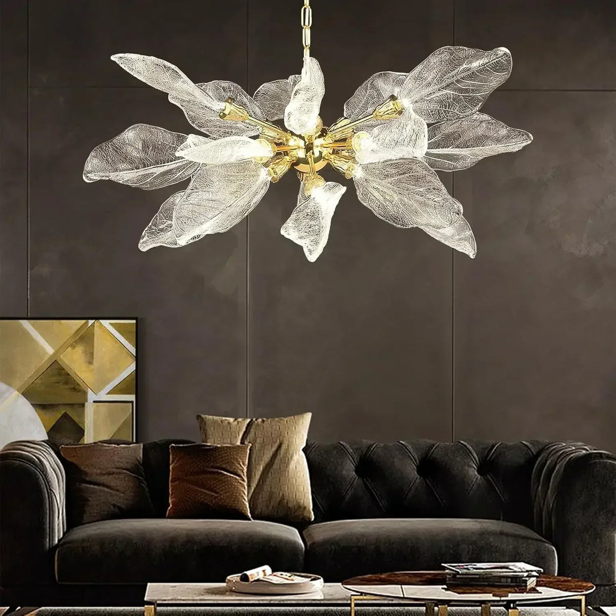 Leaf chandelier