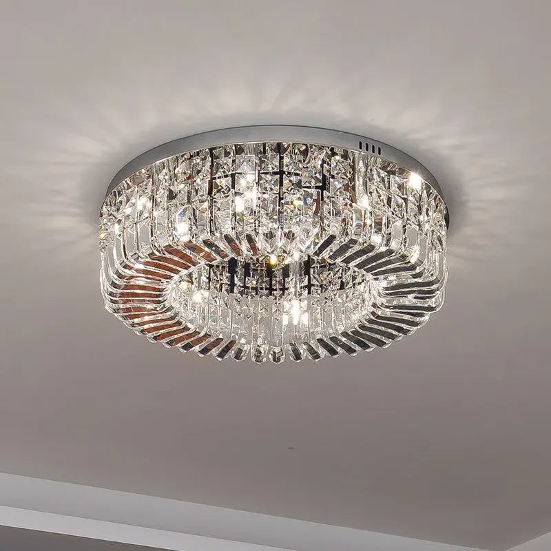 Gold E27 flush mount