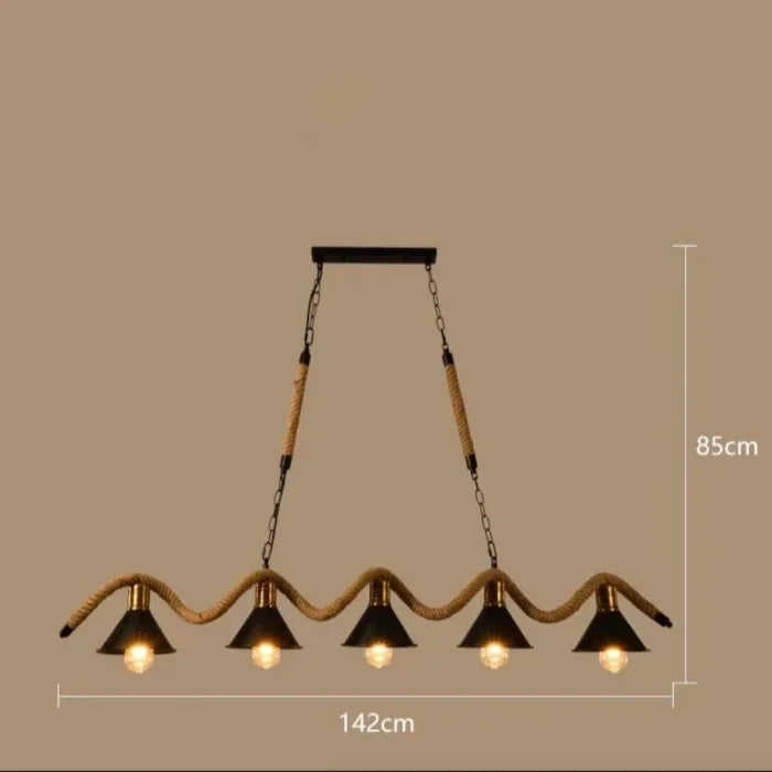 Vintage Farmhouse Chandelier, view 8