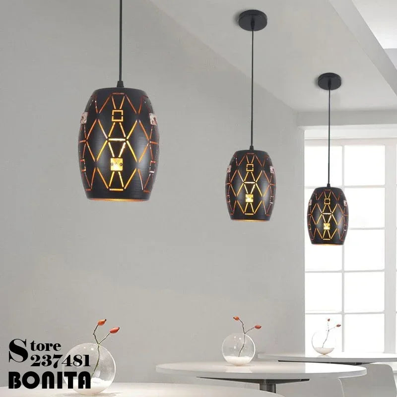 Honeycomb pendant light
