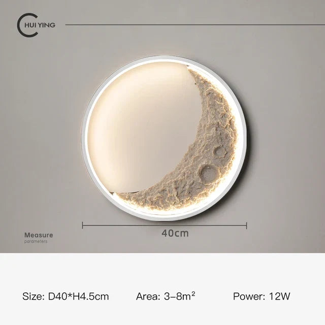 Resin Moon Sconce, view 14