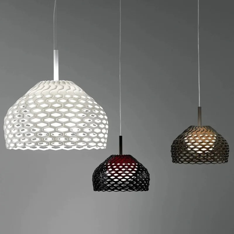Openwork pendant light