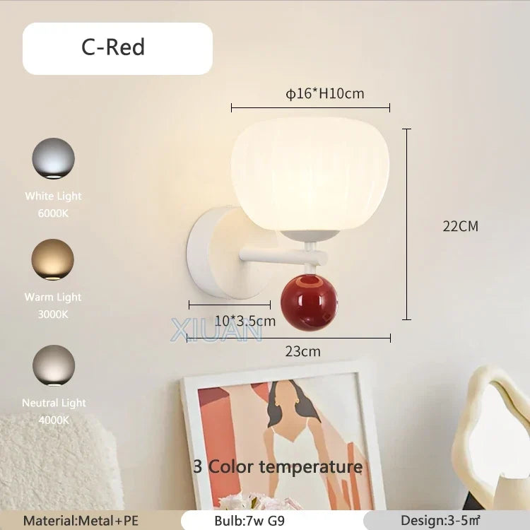 Nordic Mushroom Wall Light, view 11