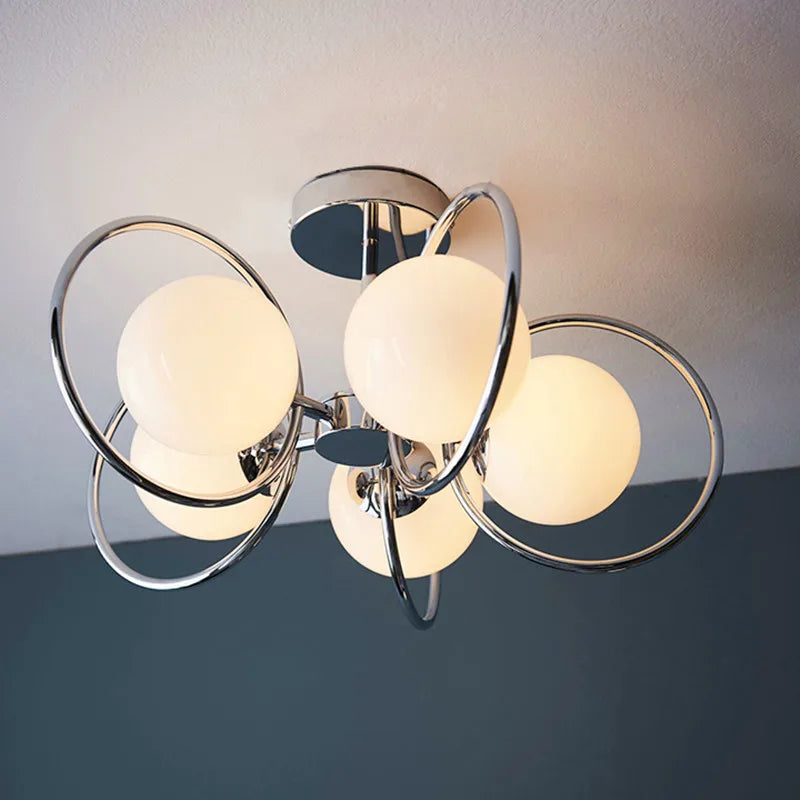 Glass pendant light