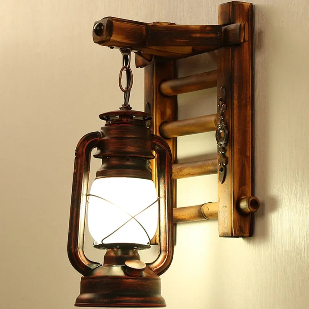 Kerosene Lantern Wall Light, view 3