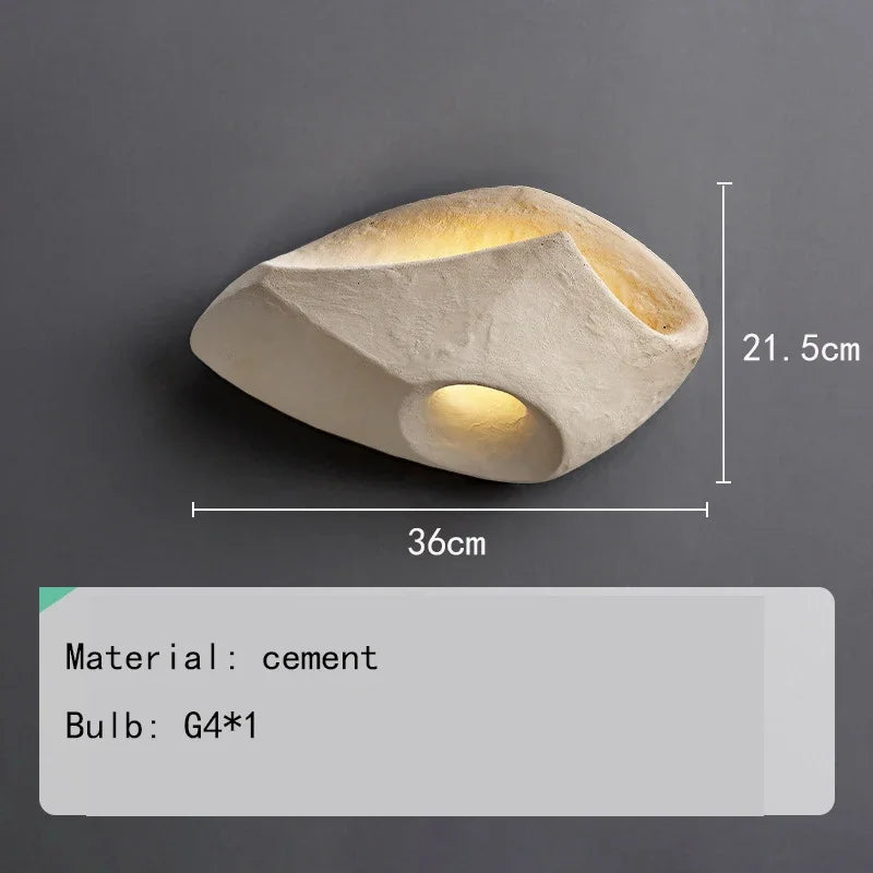 Creative Cement Wall Light, view 6