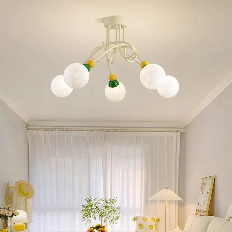 Colorful kids chandelier