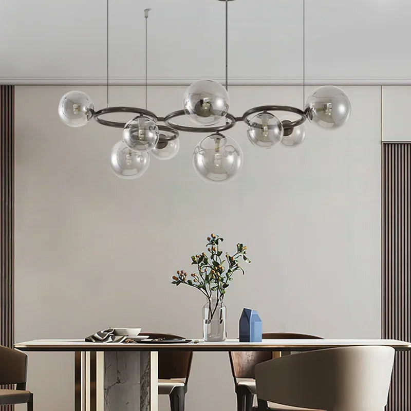 Creative glass chandelier