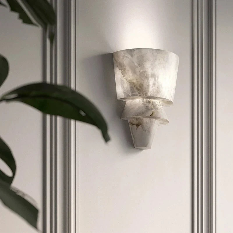 Marble sconce