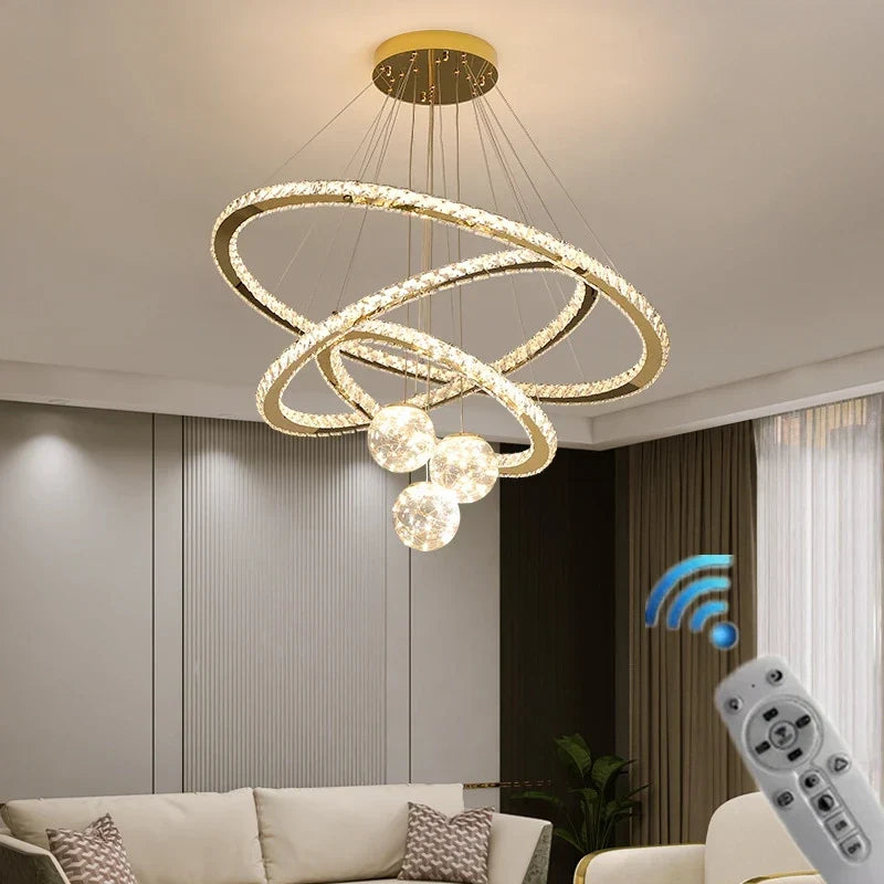Star ring chandelier