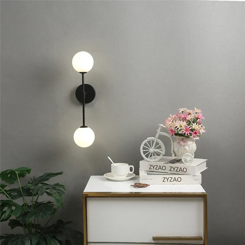 Gold Glass Sconce, view 4