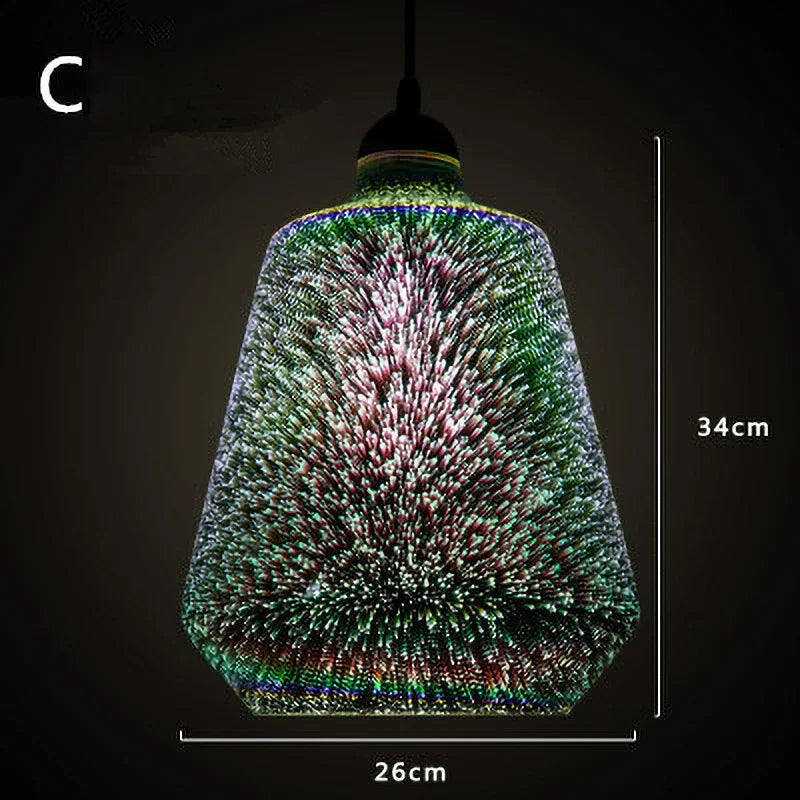 Colored Glass Pendant, view 18