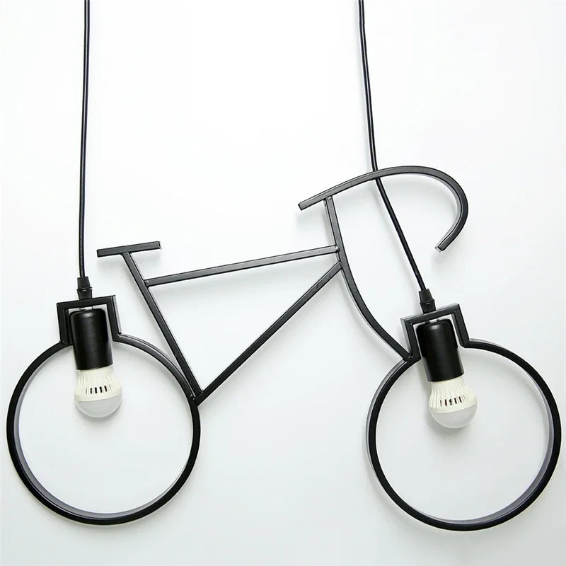 Iron bicycle pendant