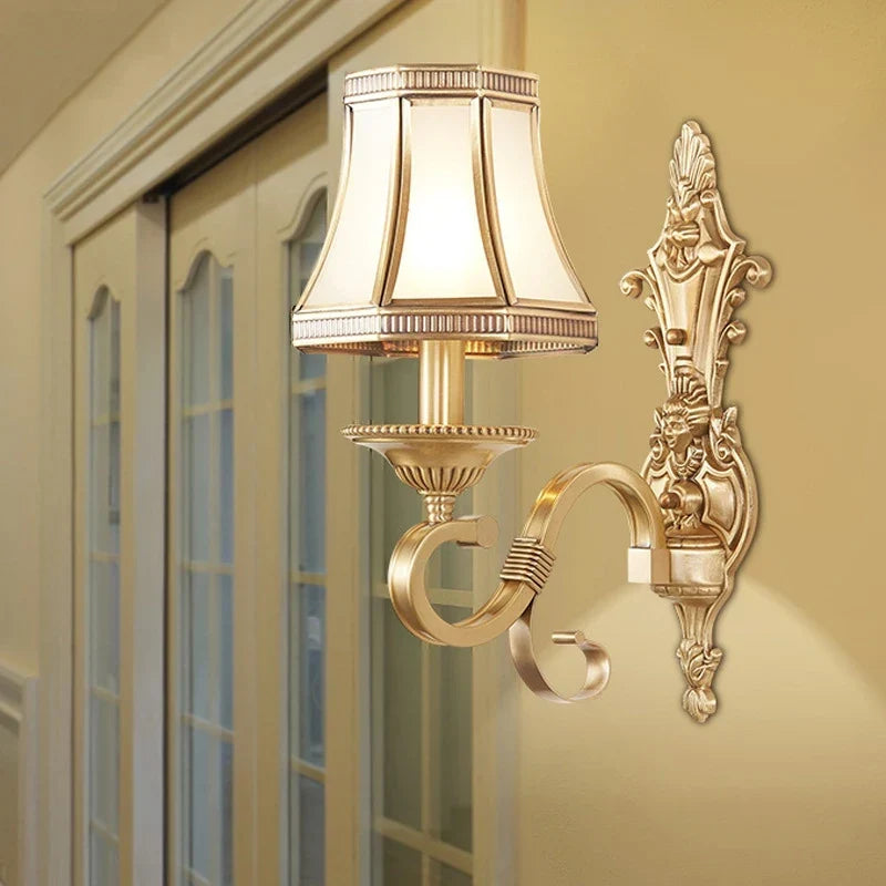 Copper sconce