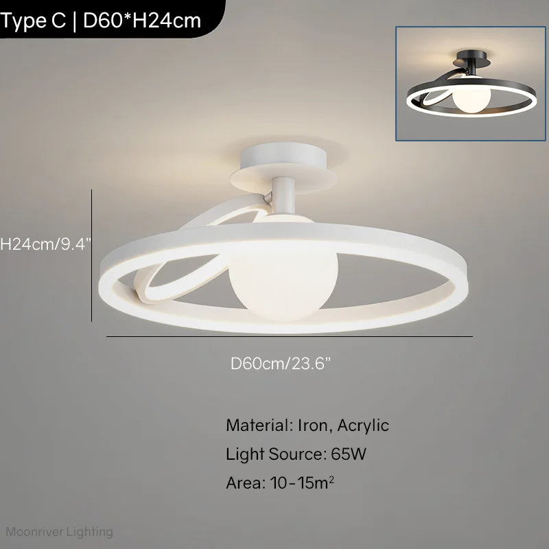 Minimalist LED Pendant, view 7