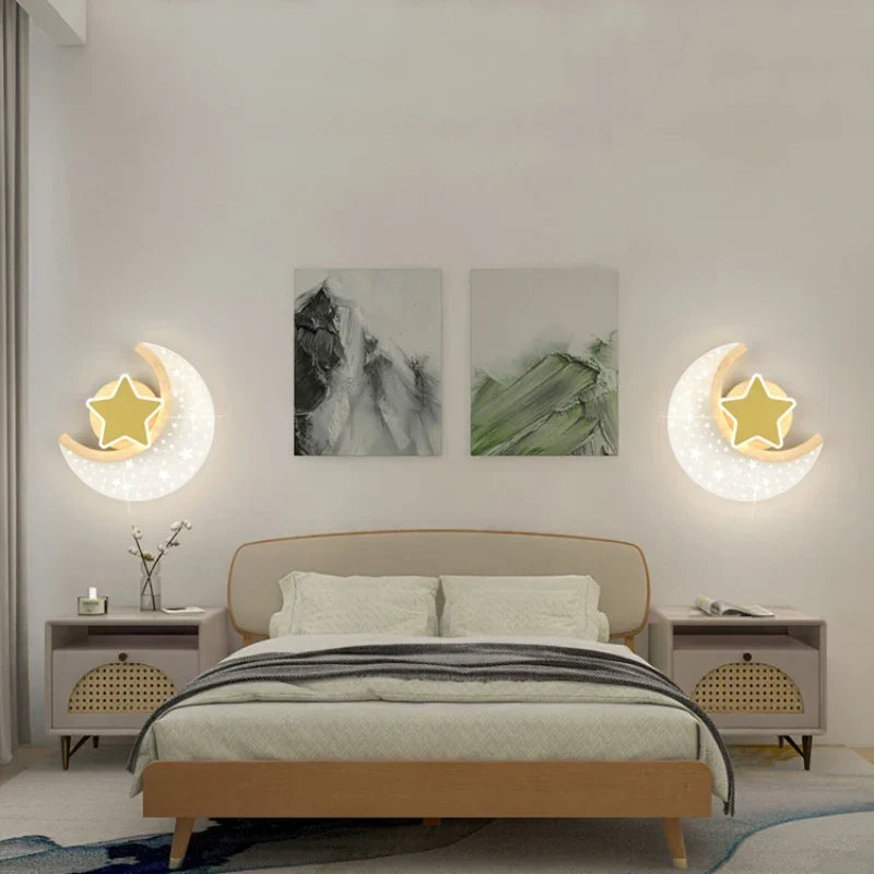 Nursery moon lamp
