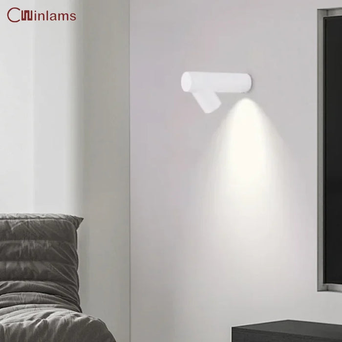 Nordic bamboo LED wall light