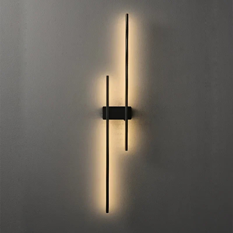 Minimalist copper 4000K wall light