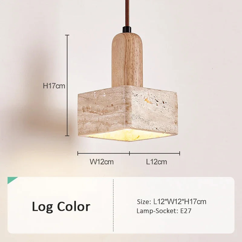 Scandinavian Natural Stone Pendant, view 7