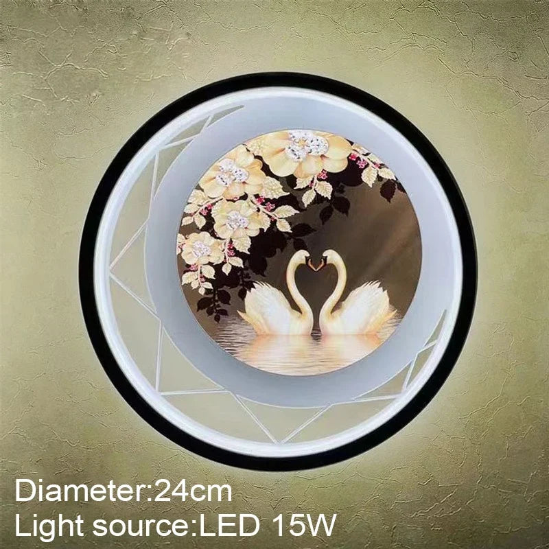 Round Glass LED Light, view 13