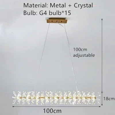 Crystal Ring Chandelier, view 10