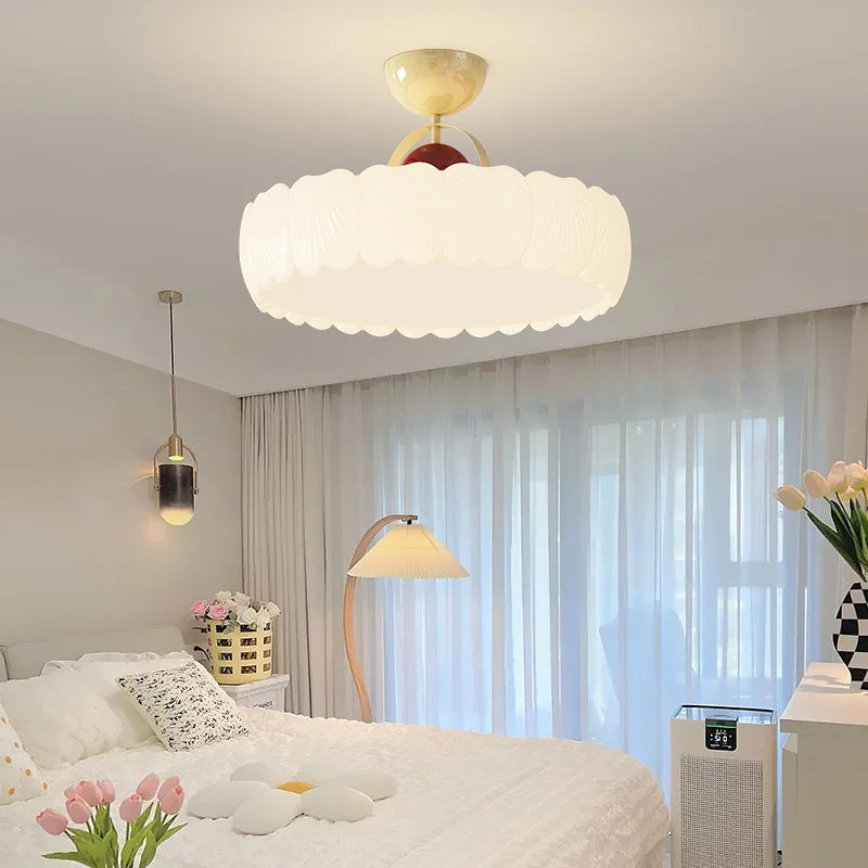 Cream LED chandelier