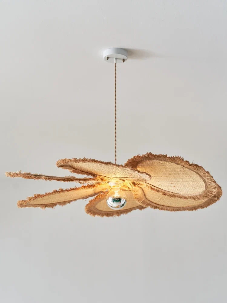 Woven Flower Petal Pendant, view 3