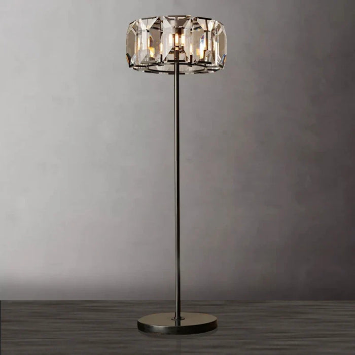 Crystal floor lamp