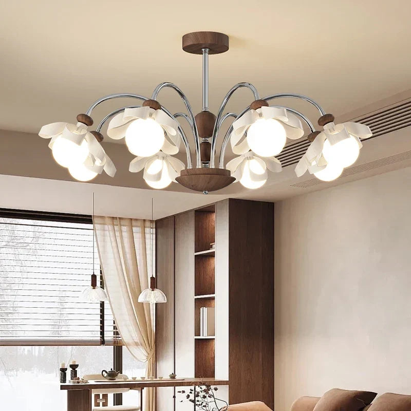 Floral retro chandelier