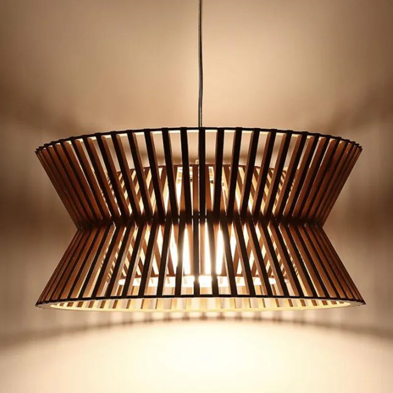 Solid wood pendant