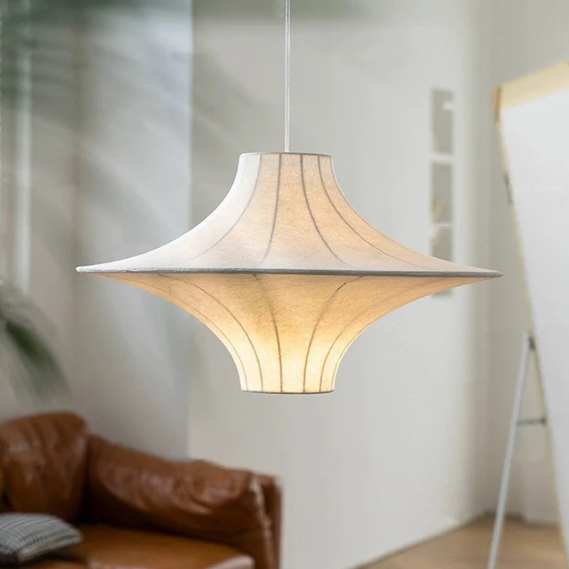 Silk pendant light