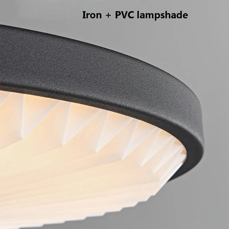 Modern Pleated Pendant, view 6