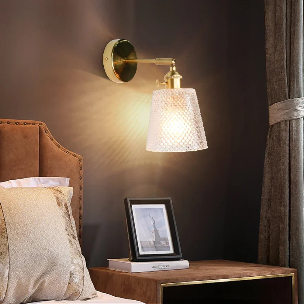 Up down glass sconce