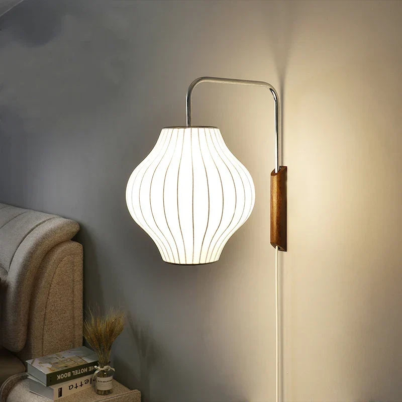 Silk Ball Wall Light, view 3