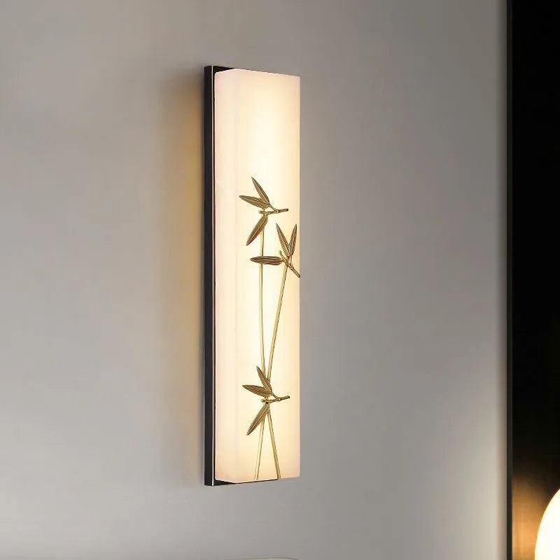 Garden marble lamp