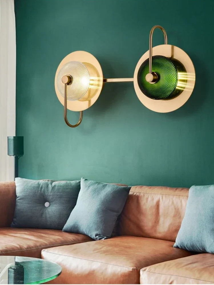 Creative white sconce