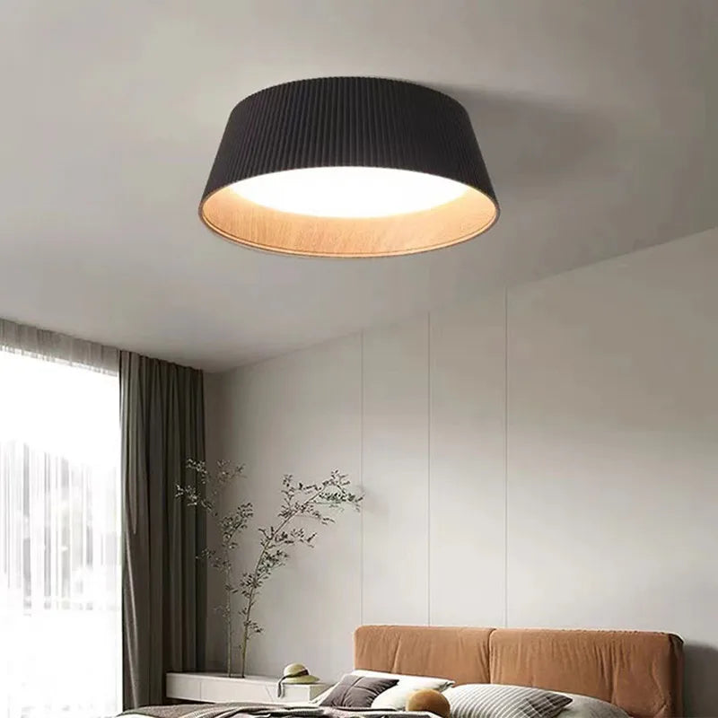 Pleated Wood Pendant, view 6