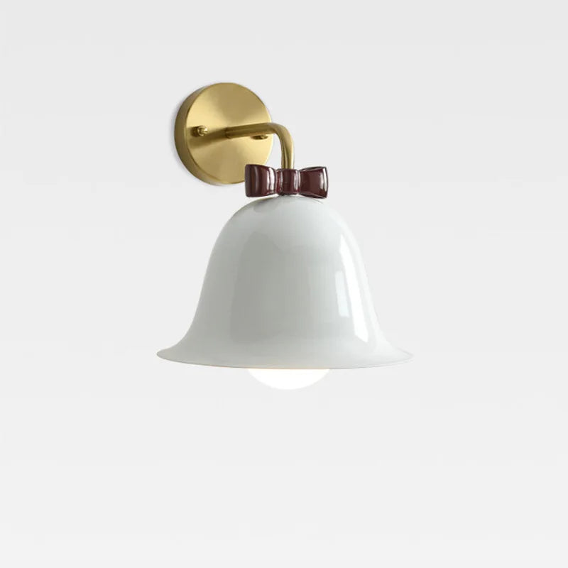 Bow sconce in a kids room