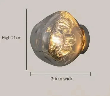 Modern Glass LED Sconce, view 14
