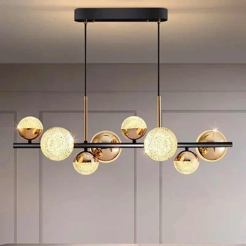 Brushed steel light