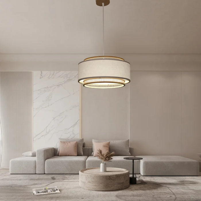 Bamboo pendant light