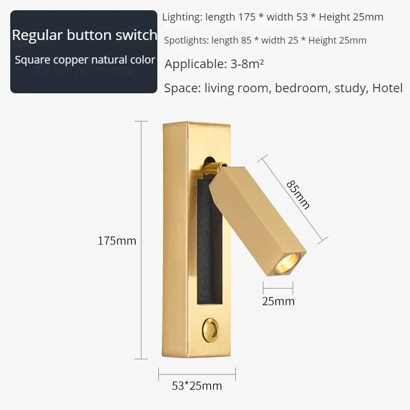 Projector USB Sconce, view 18