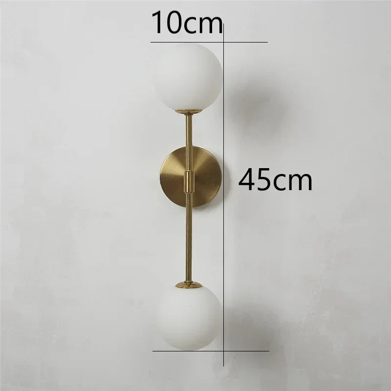 Gold Glass Sconce, view 6
