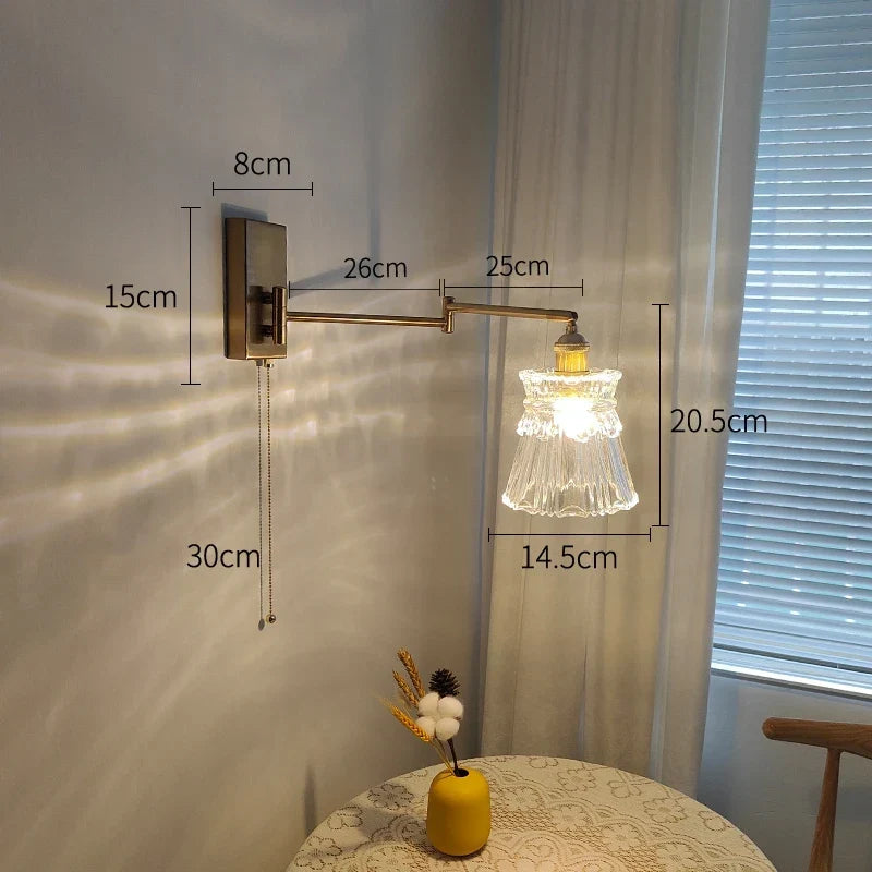 Rotating Arm Glass Light, view 11