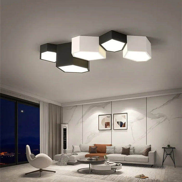 Cube LED ceiling light