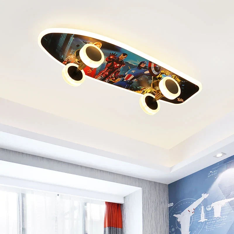 Boys room flush mount