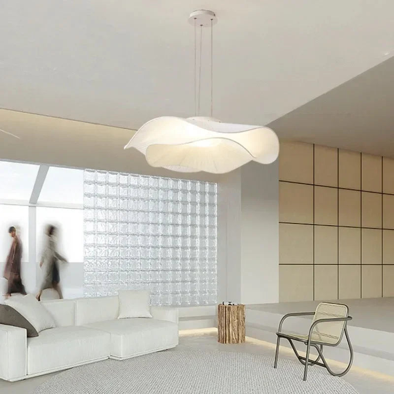 Minimalist white lamp